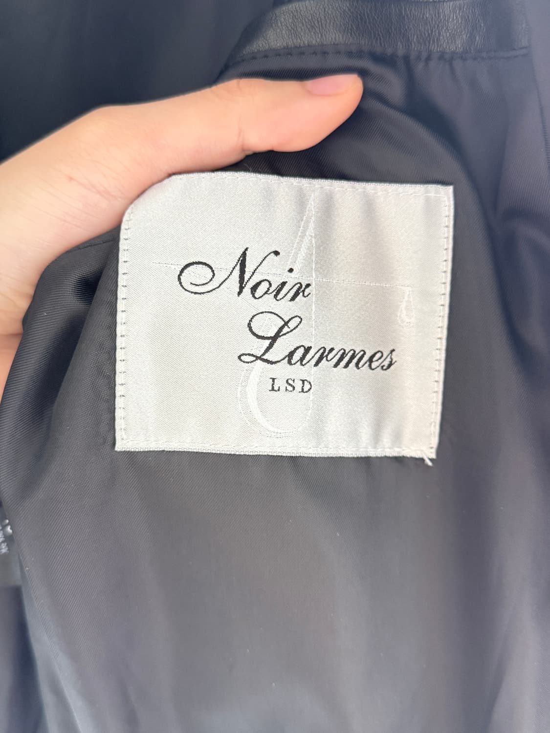 느와르 라르메스 Leather MA-1 46사이즈 상품이미지3