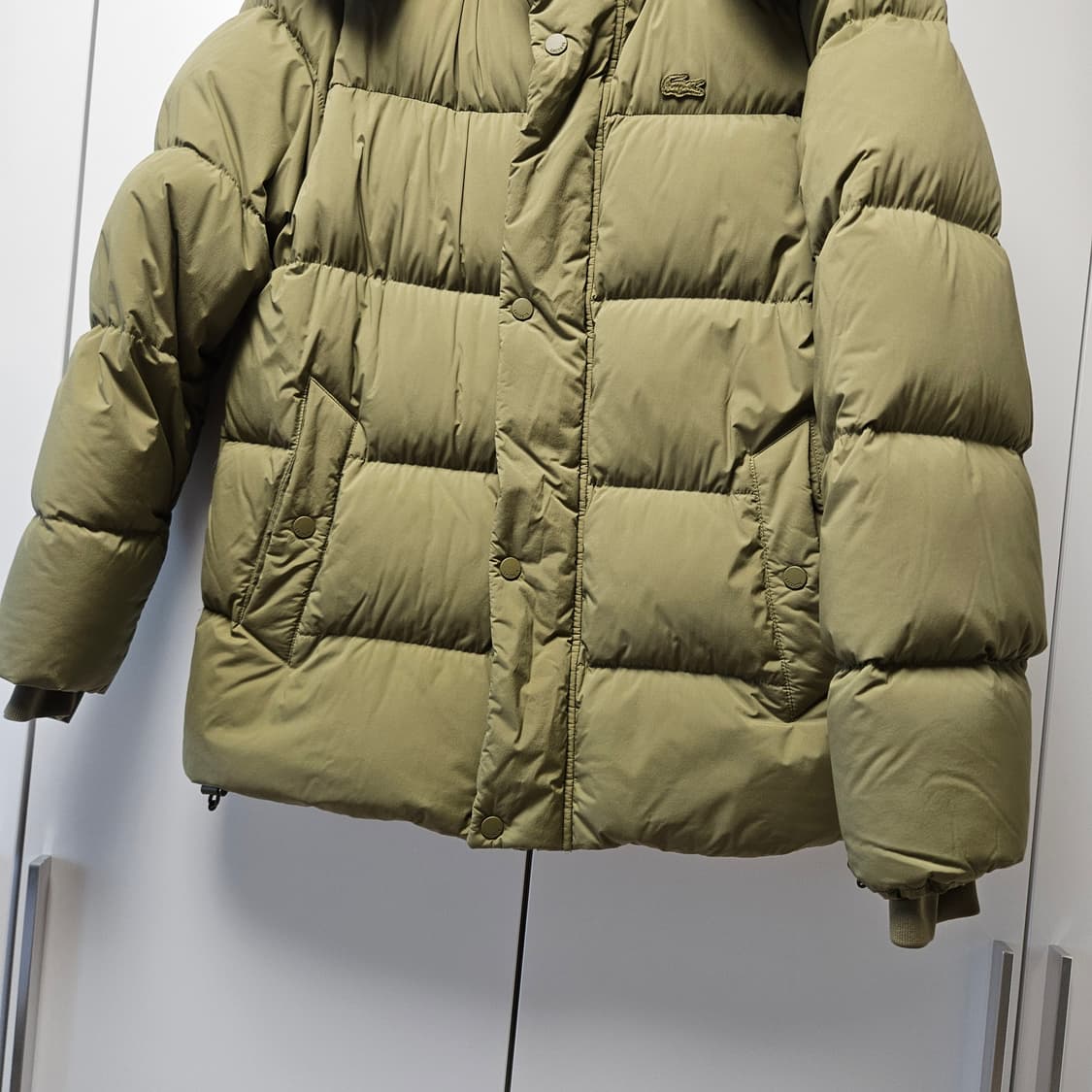 라코스테 구스다운 숏패딩 S 상품이미지3