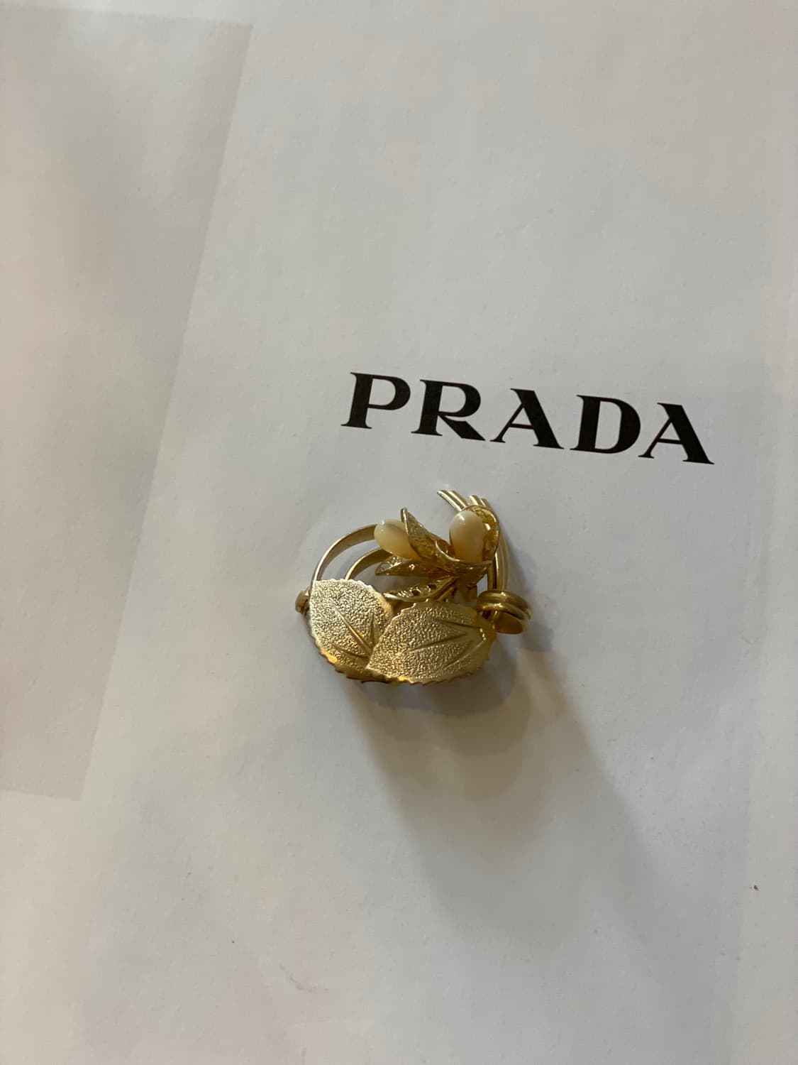 빈티지 리프 잎사귀 골드 브로치 상품이미지4