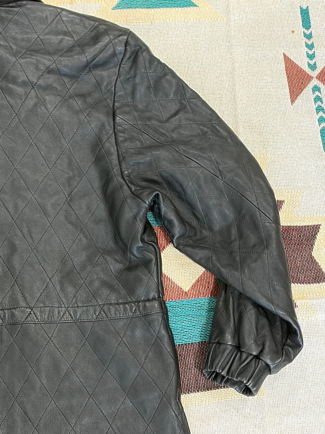 90s 코스모 펠레 올드 레더 카코트 상품이미지6