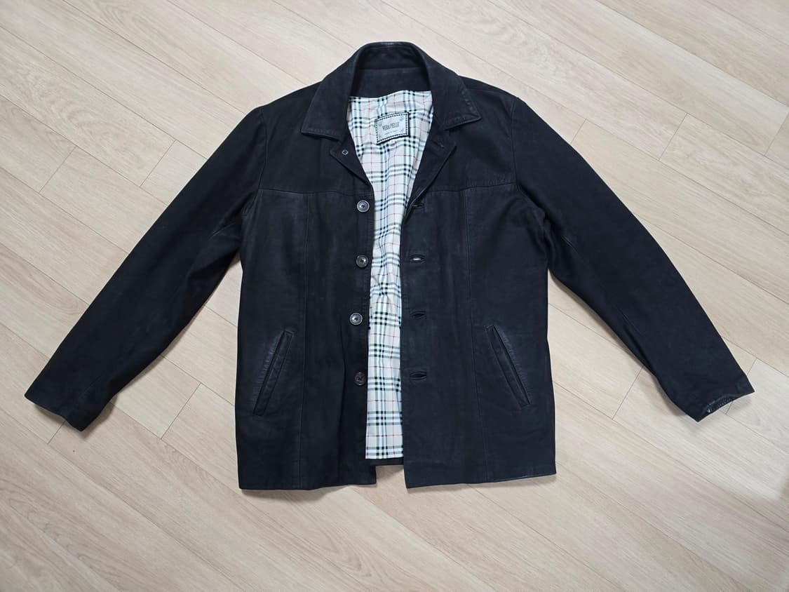 빈티지 스웨이드 가죽 자켓 L made in italy 상품이미지1