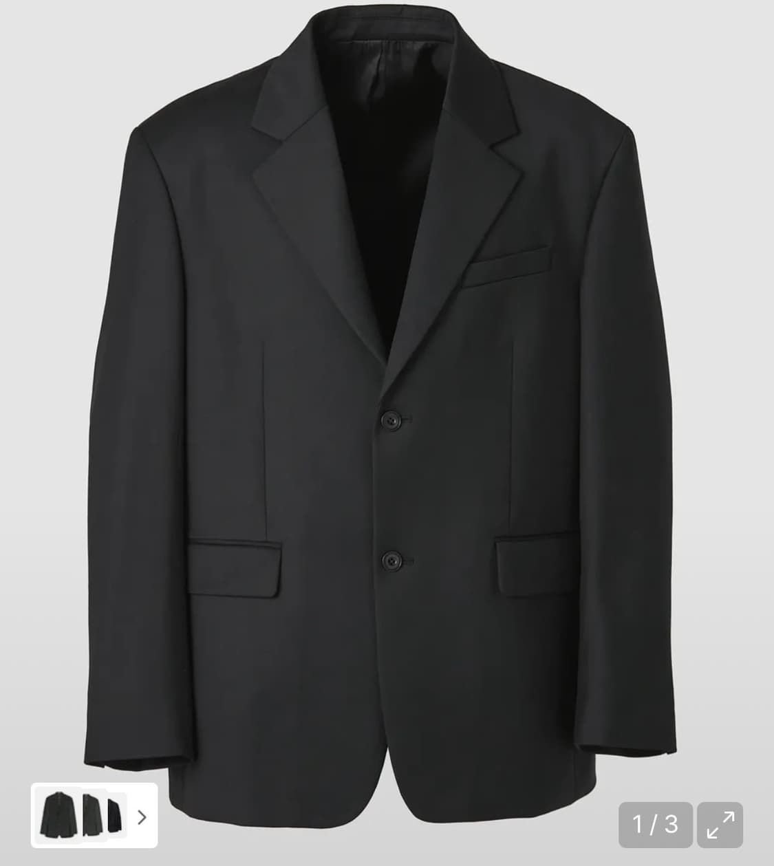 쿠어 싱글 투 버튼 블레이저 상품이미지1