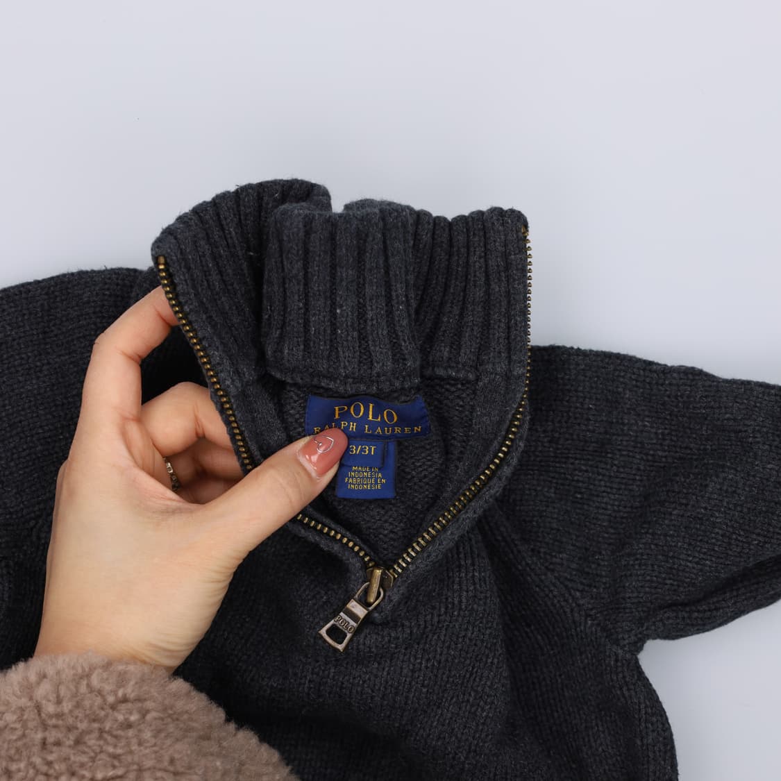 [3] 폴로 랄프로렌 키즈 반집업 니트 스웨터 0108J 상품이미지5