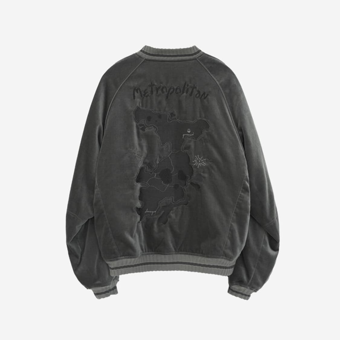 (3) 폴리테루 수베니어 자켓 대구 세이지 그린 상품이미지1