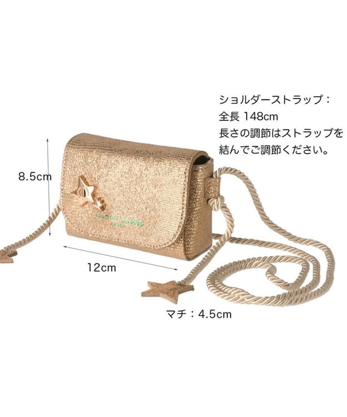 (새상품)츠모리 치사토 캐리 다이아몬드 스타 염소 가죽 숄더 백 미니 백 상품이미지7