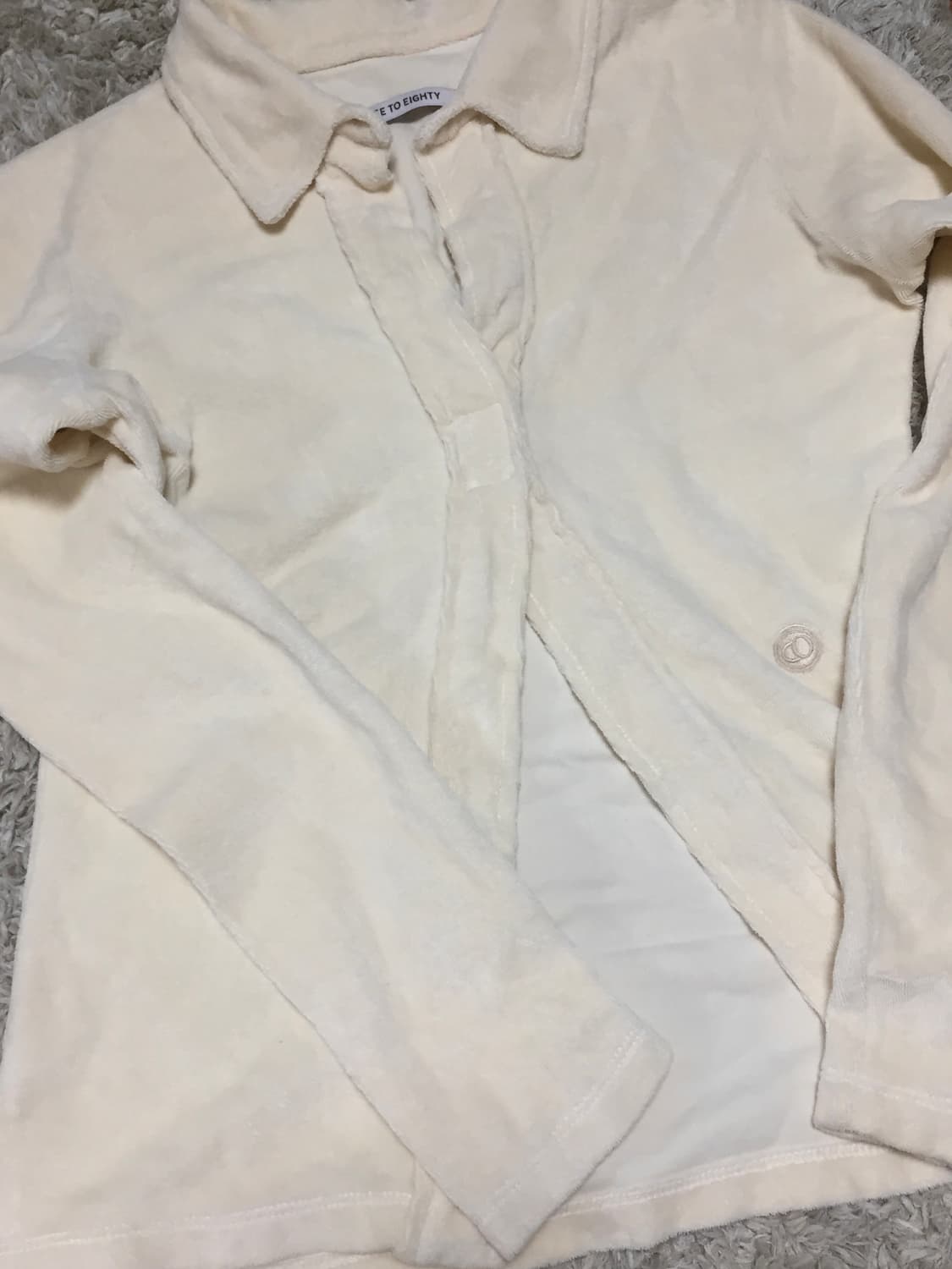 쓰리투에이티 폴로 태리 셔츠 s 상품이미지2