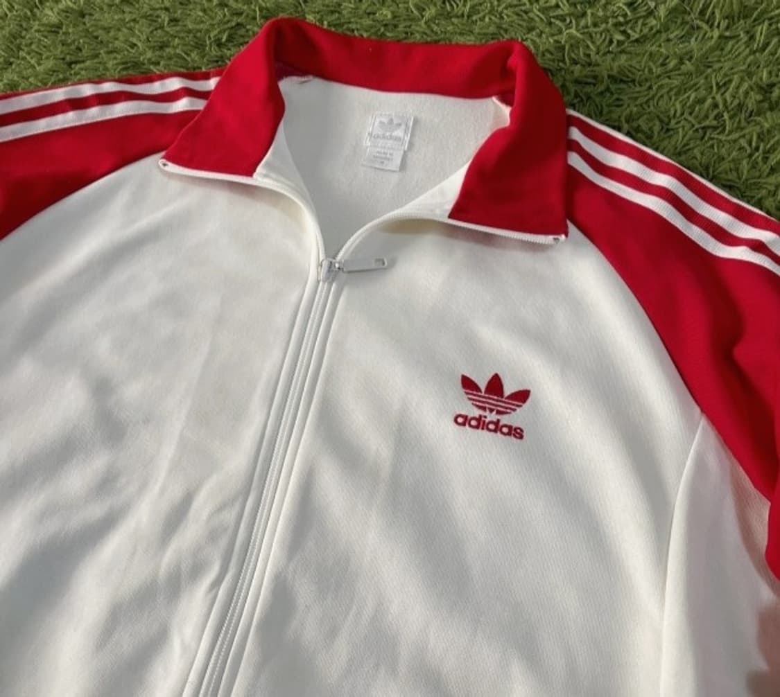 아디다스 흰빨 트랙탑 져지집업 100/L 상품이미지2