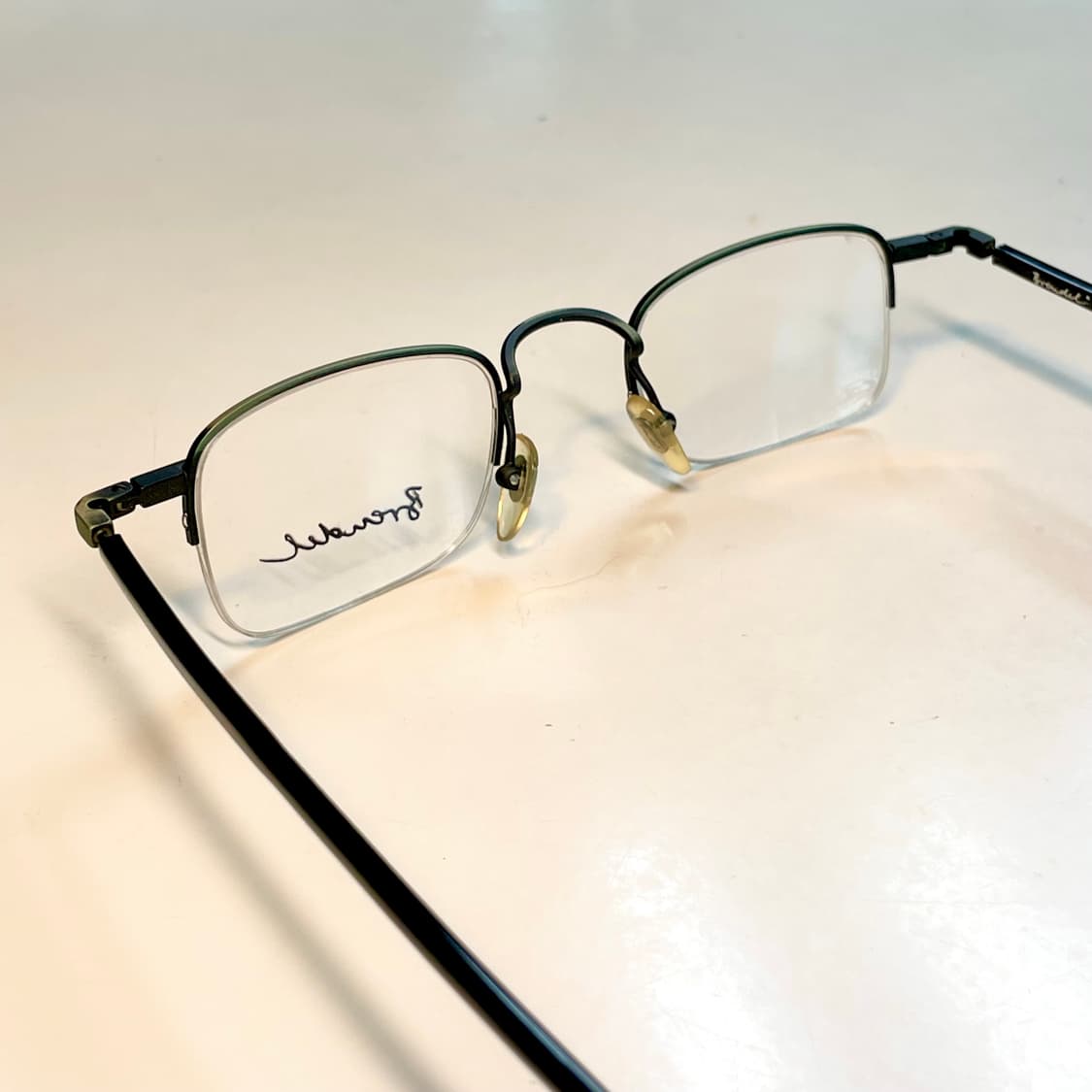 Brendel 독일의 하우스 브랜드 브랜델 사의 빈티지 반무테 안경 상품이미지3