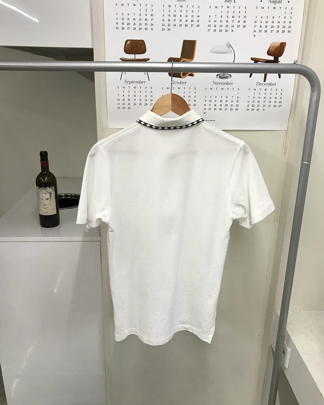 버버리 로고 은장 반팔 카라티 상품이미지4