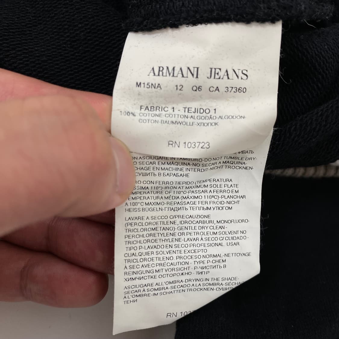 조르지오 아르마니 면 져지 상품이미지4