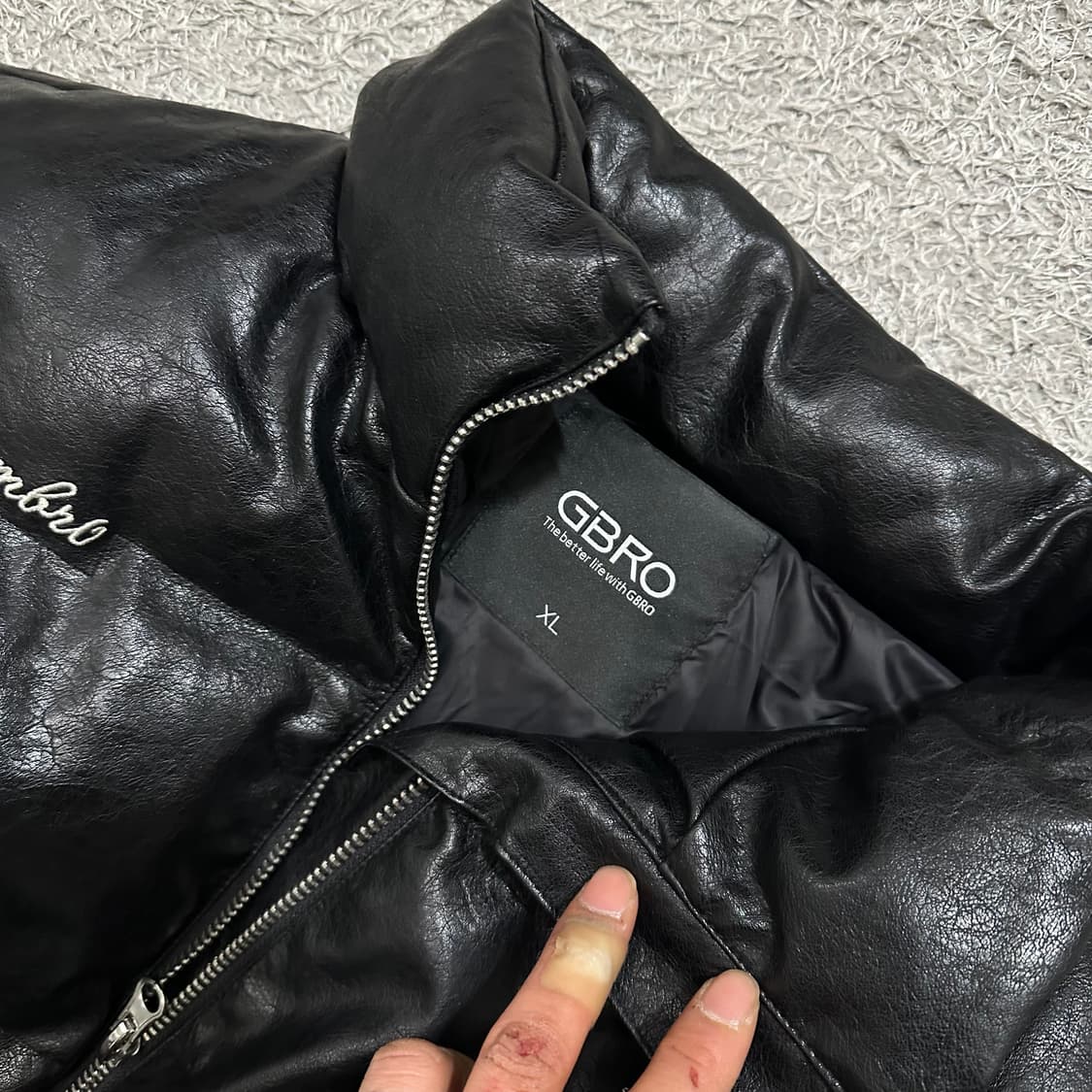 [105] 짐브로 레더패딩 상품이미지3