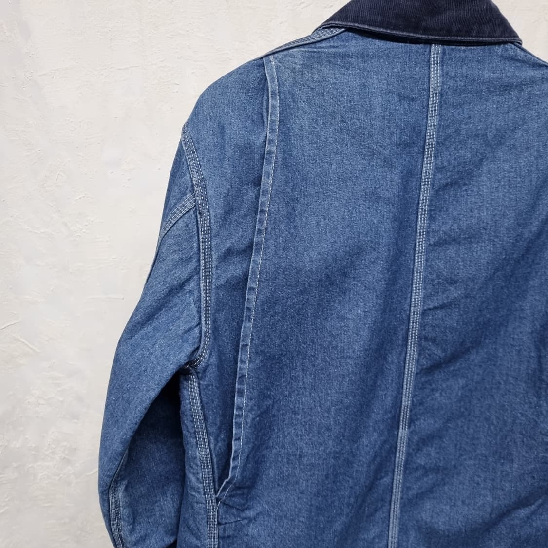 90s 빈티지 칼하트 데님 초어자켓 - 40 상품이미지7