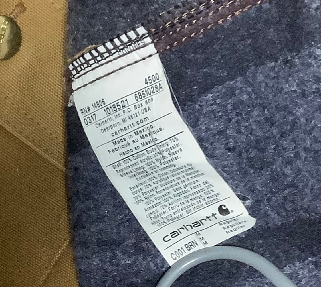 칼하트 덕 초어코트 c001 M 상품이미지4