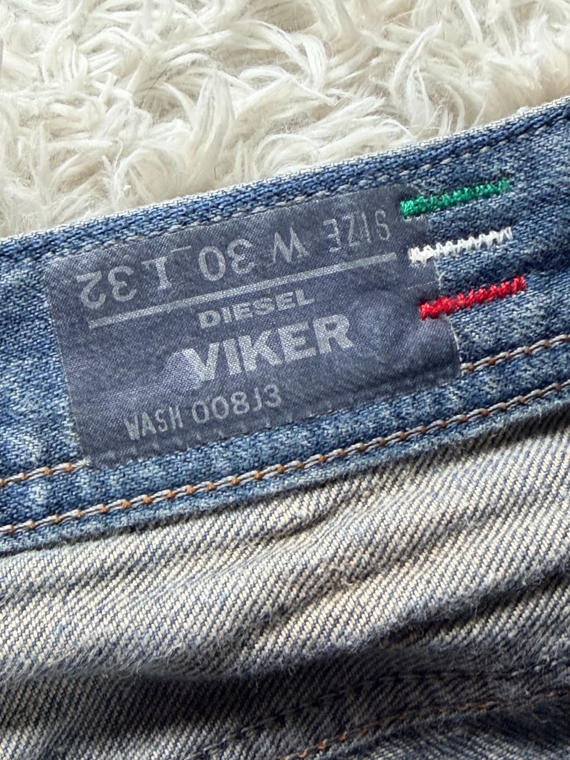 [꿀매] 디젤 VIKER 008J3 블루 아이콘 한정판 (Made in  상품이미지5