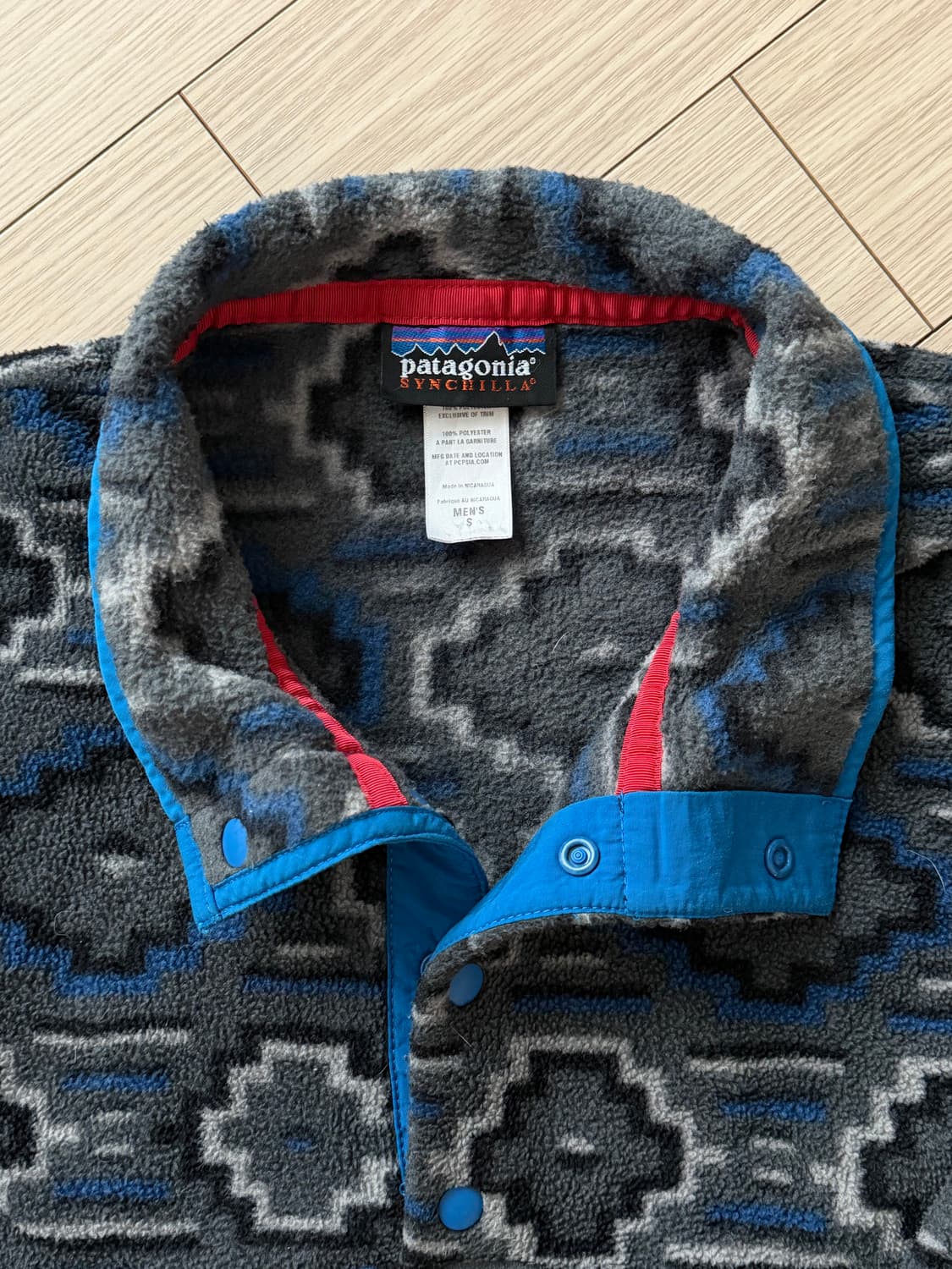 파타고니아 신칠라 플리스 스냅티 아즈텍 야나바 Mens 상품이미지2