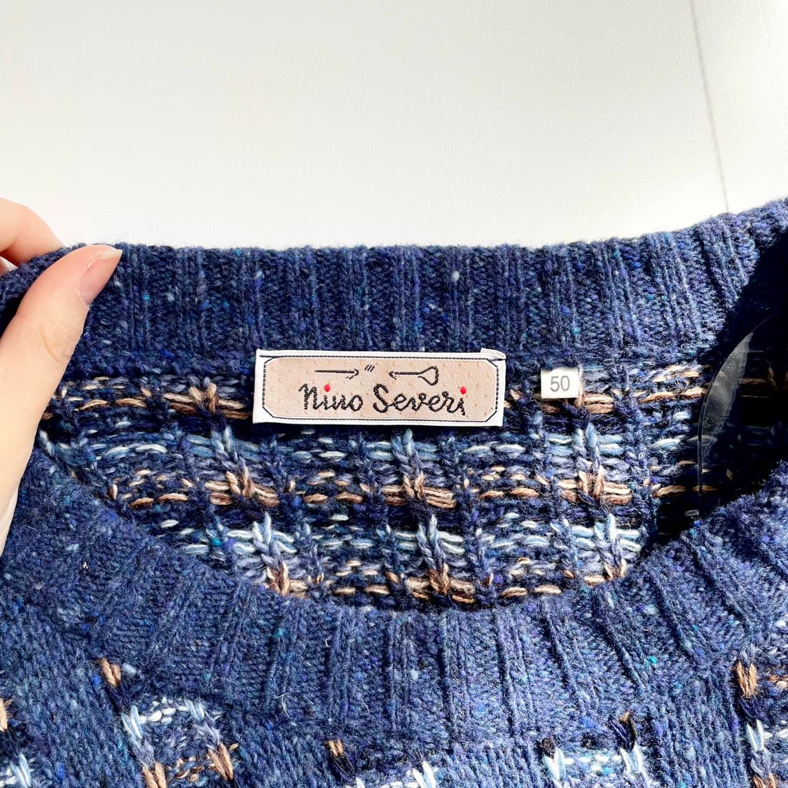 F1 Nino Severi 빈티지 이탈리아 니트 스웨터 105사이즈 상품이미지4