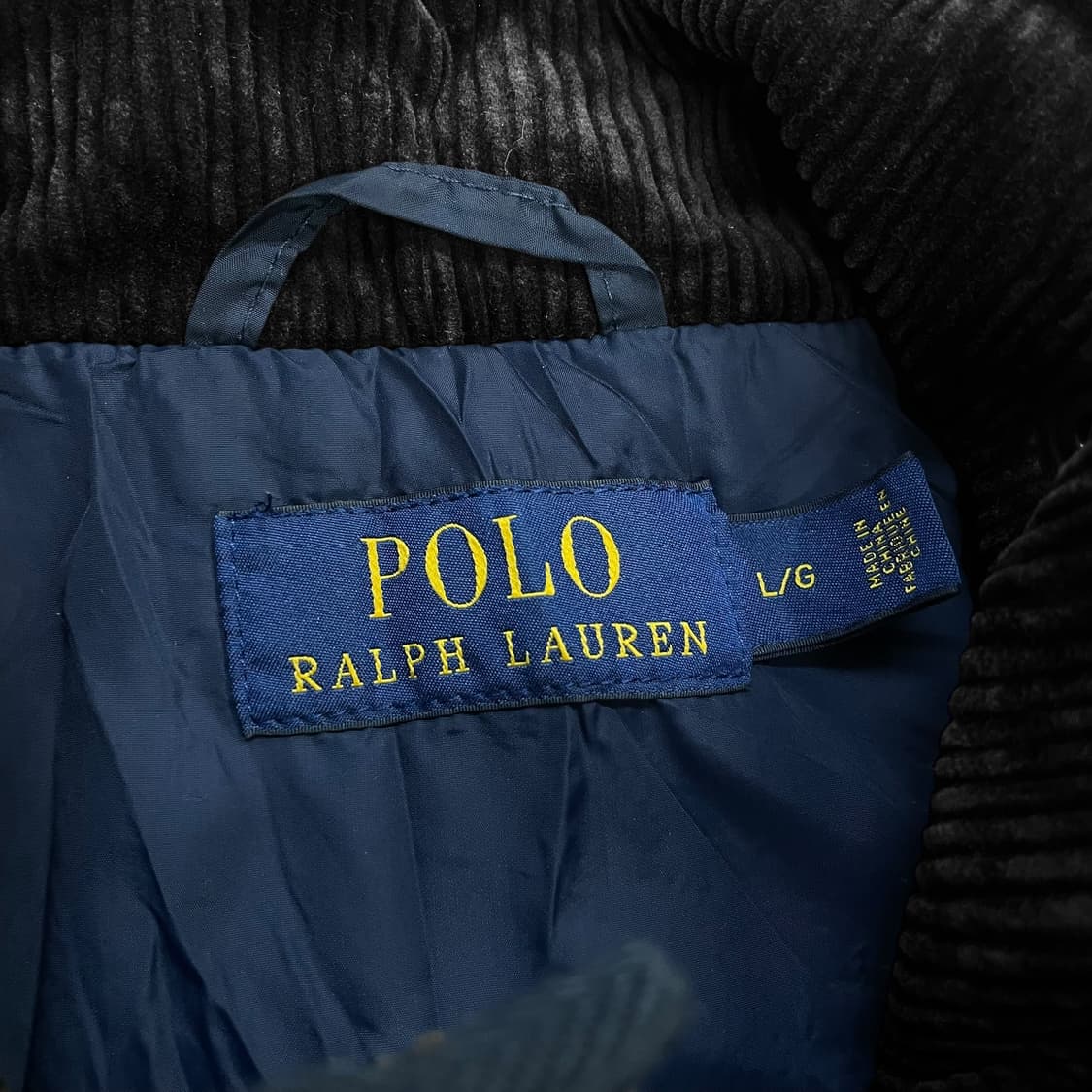 폴로 랄프로렌 퀄팅 자켓 네이비 상품이미지3