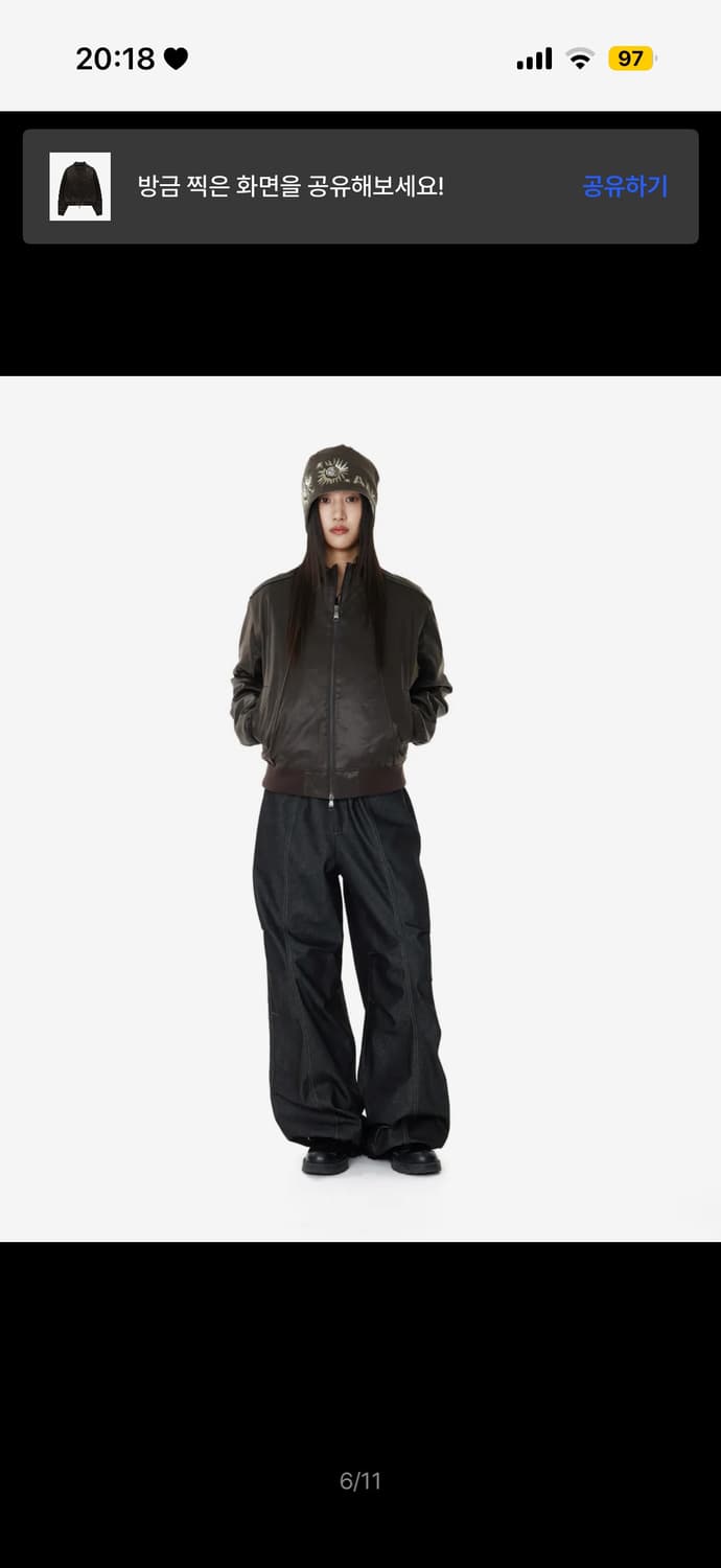 아캄 AAKAM Piping Leather Blouson Brown 자켓 상품이미지3