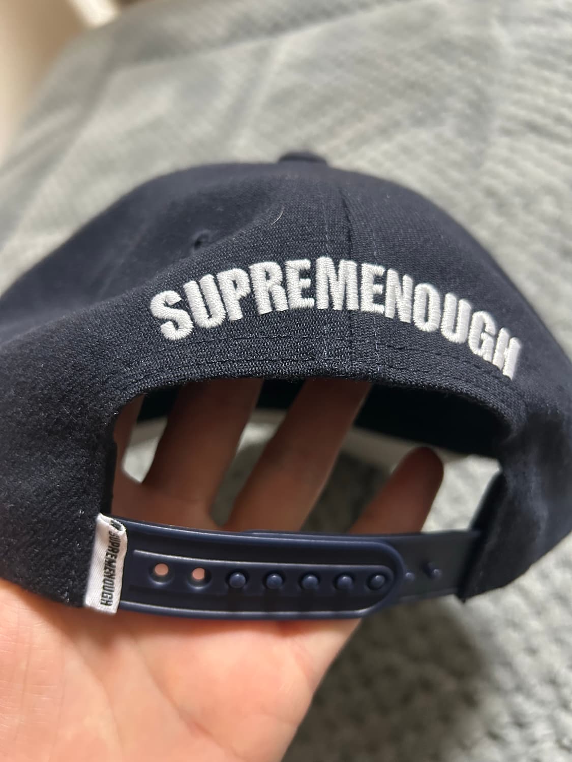 [F] 슈프림 x 굿이너프 캡 네이비 상품이미지2