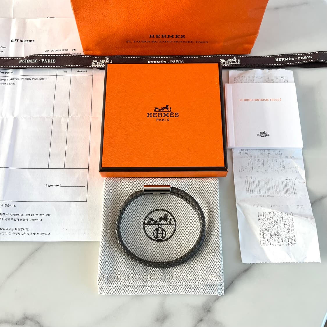 [25년도/풀박스] 에르메스 투니스 트레쎄 T4 팔찌 상품이미지8
