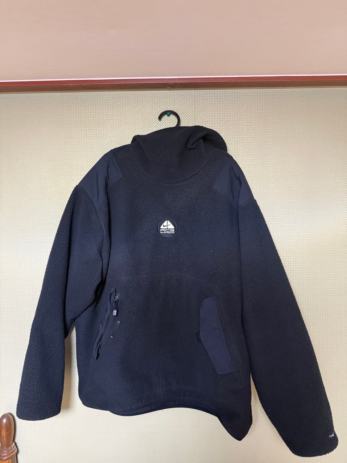 슈프림 x 나이키 ACG 플리스 풀오버 블랙 XL  상품이미지1