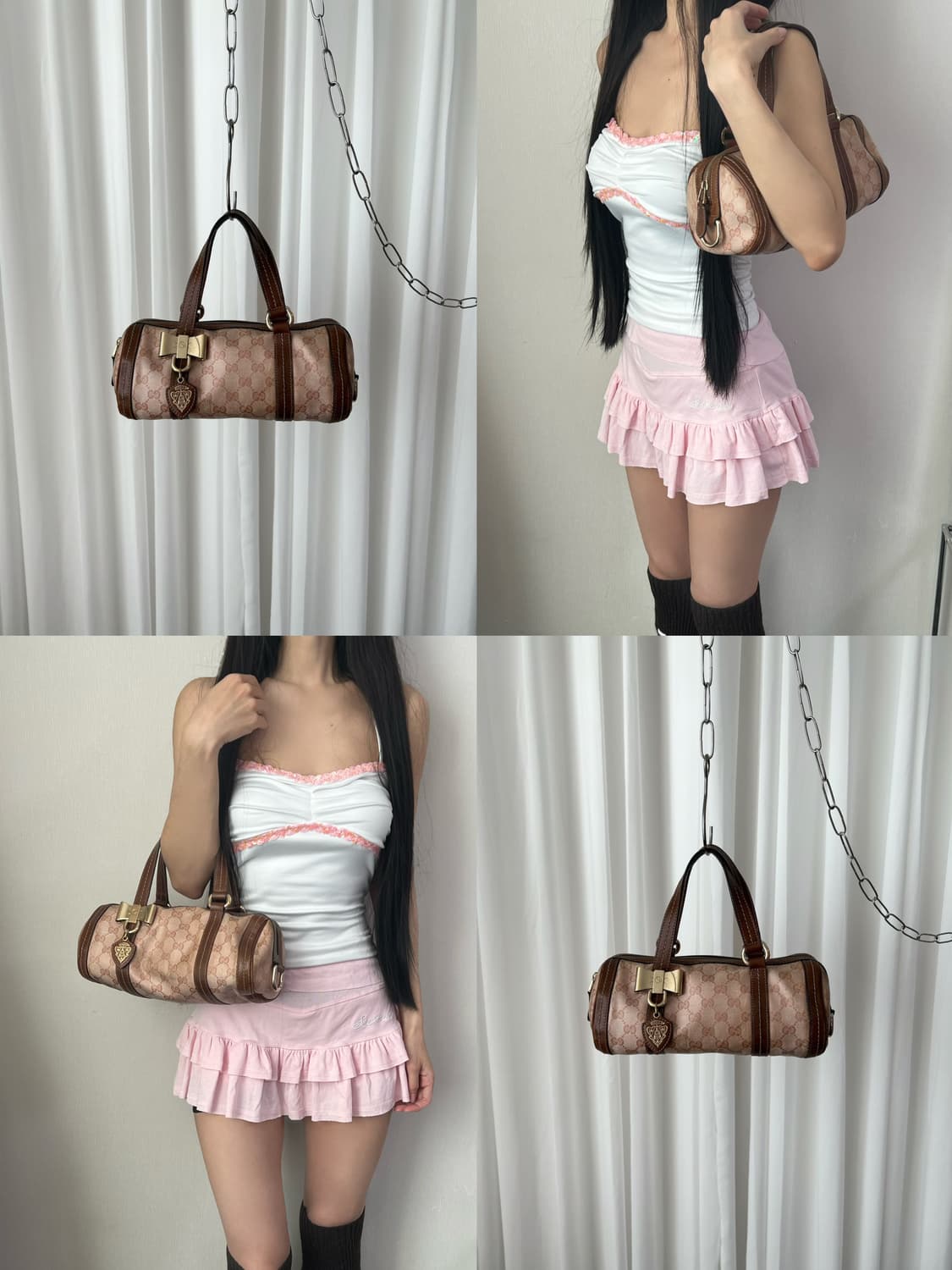 구찌 GG 크리스탈 듀체사 볼링백 상품이미지2