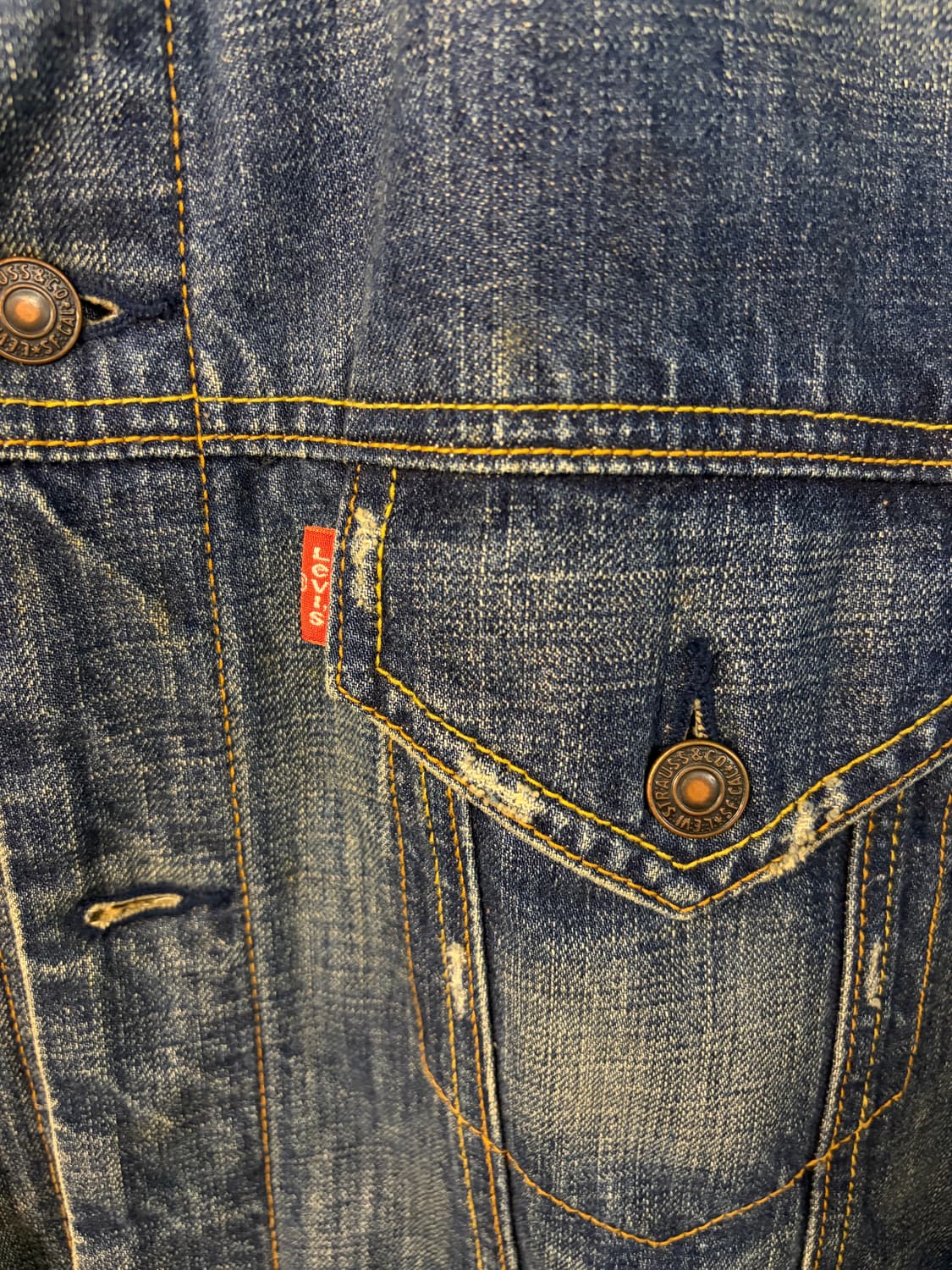 Levi's vintage redtab denim jacket L 상품이미지4