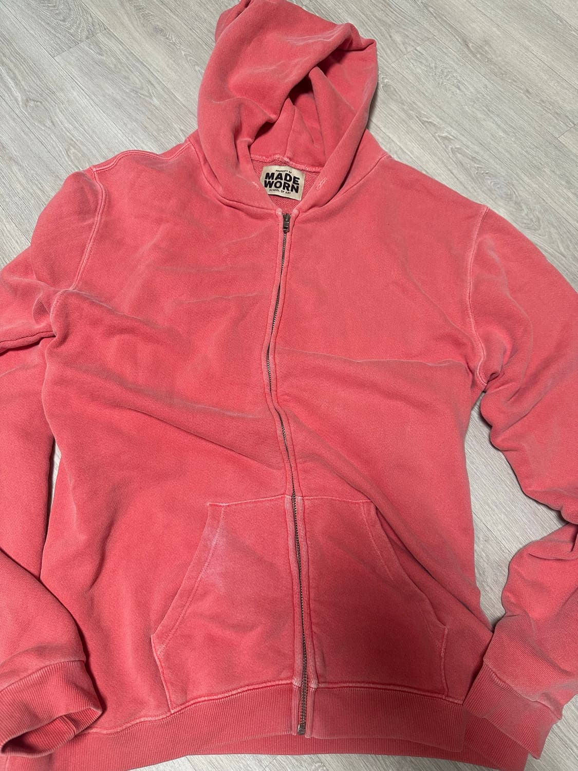 메이드원 블랭크 후드집업 상품이미지2