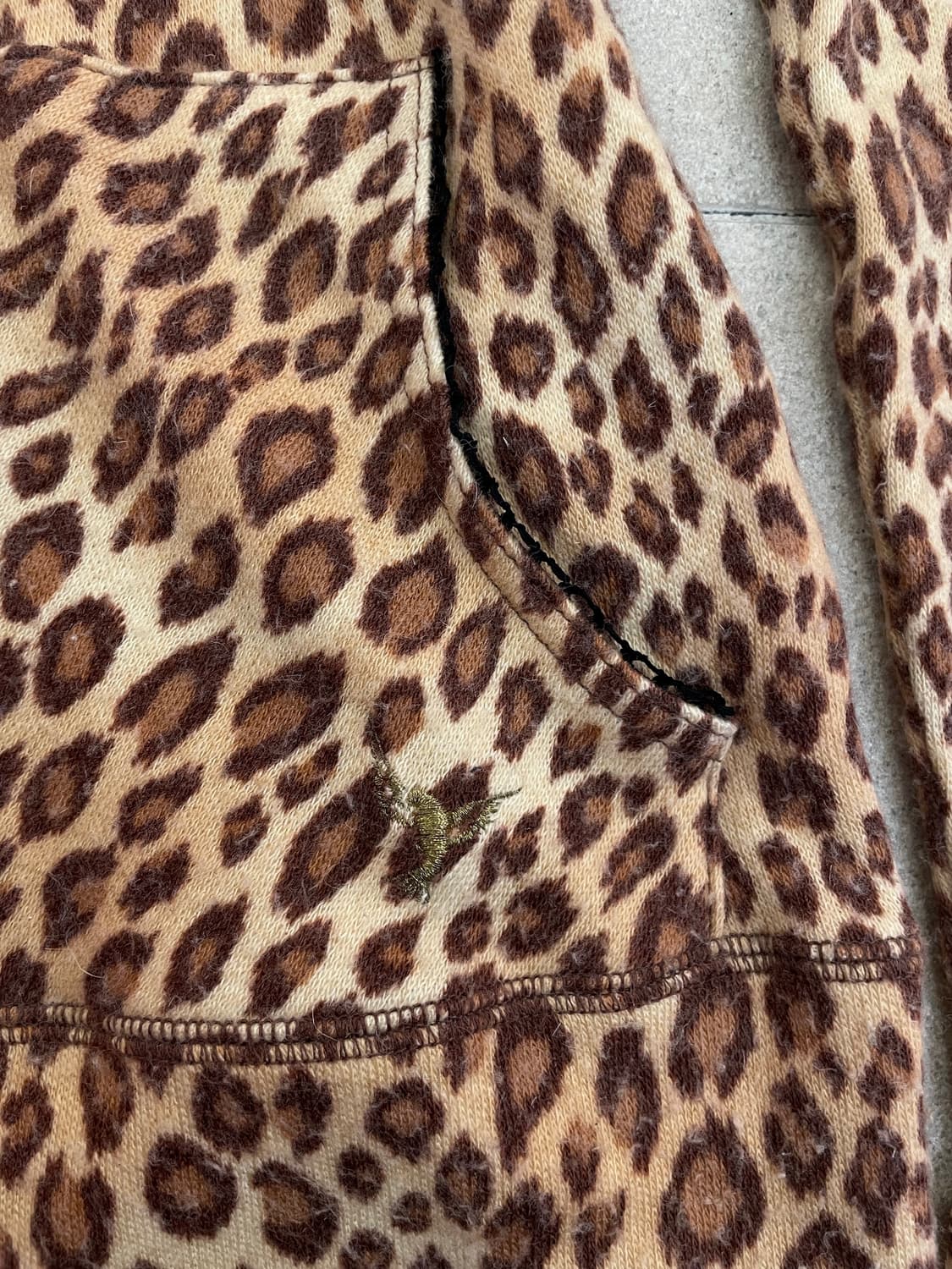 호피 딱붙 후드집업 상품이미지5