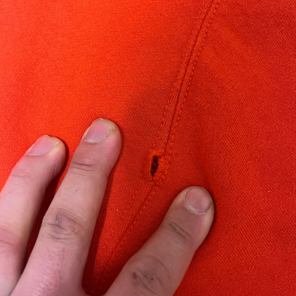 [L] 90s 빈티지 러셀 후드티 오렌지 상품이미지4