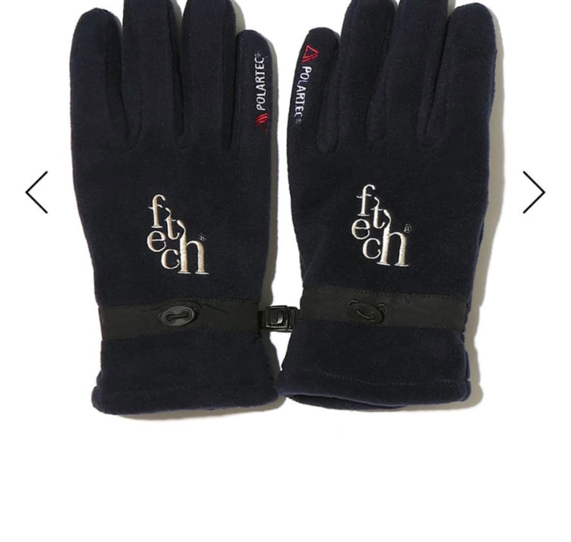 fetch 폴라텍 장갑 블랙 상품이미지1