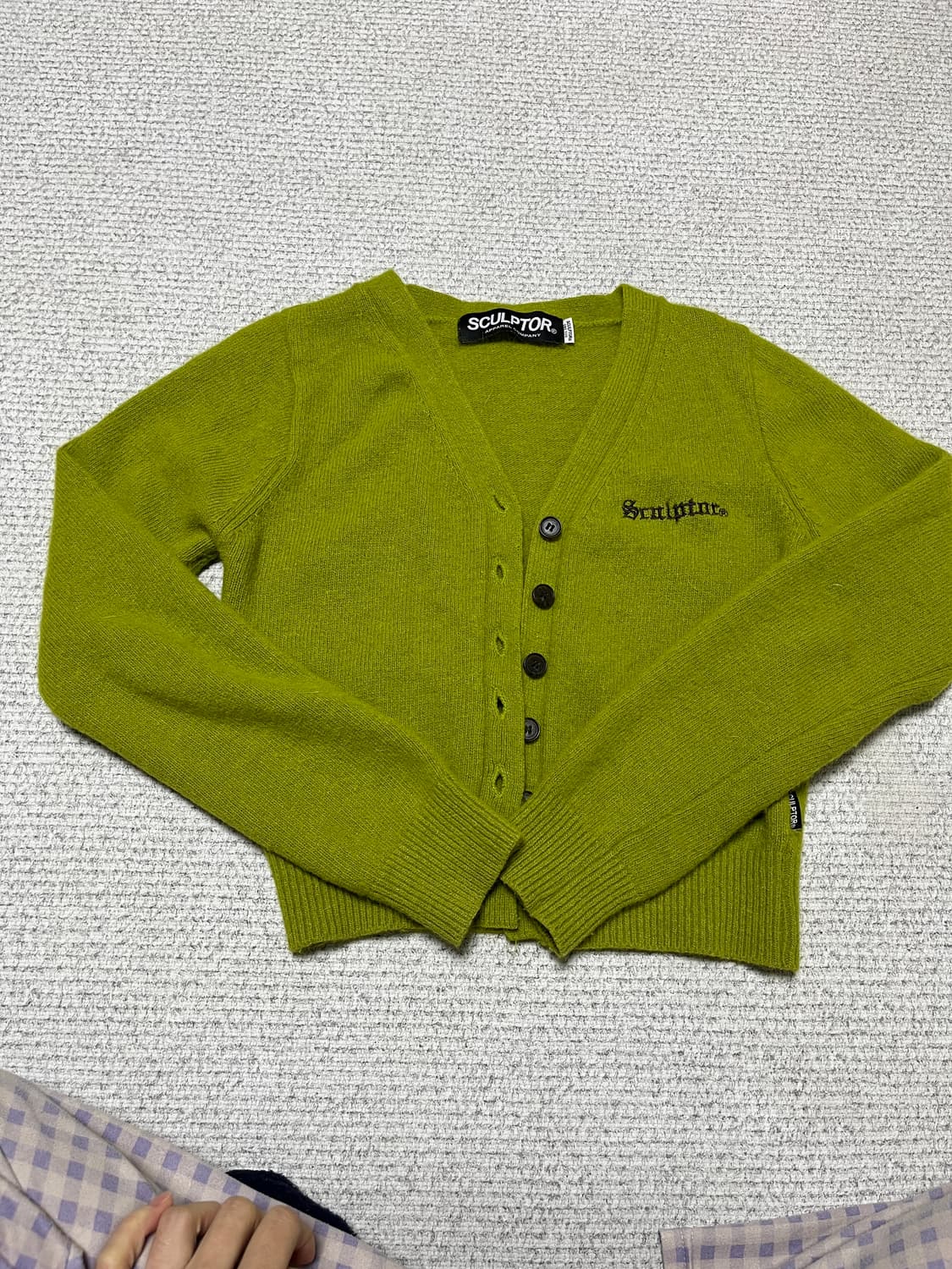 스컬프터 앙고라 가디건 상품이미지3