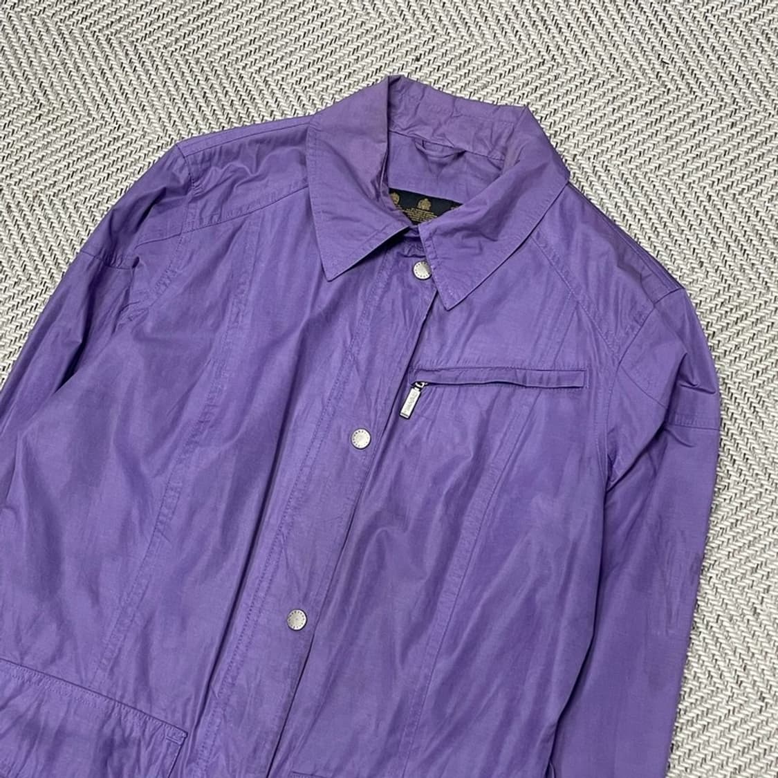 바버 로고 자수 자켓 v0459 상품이미지3