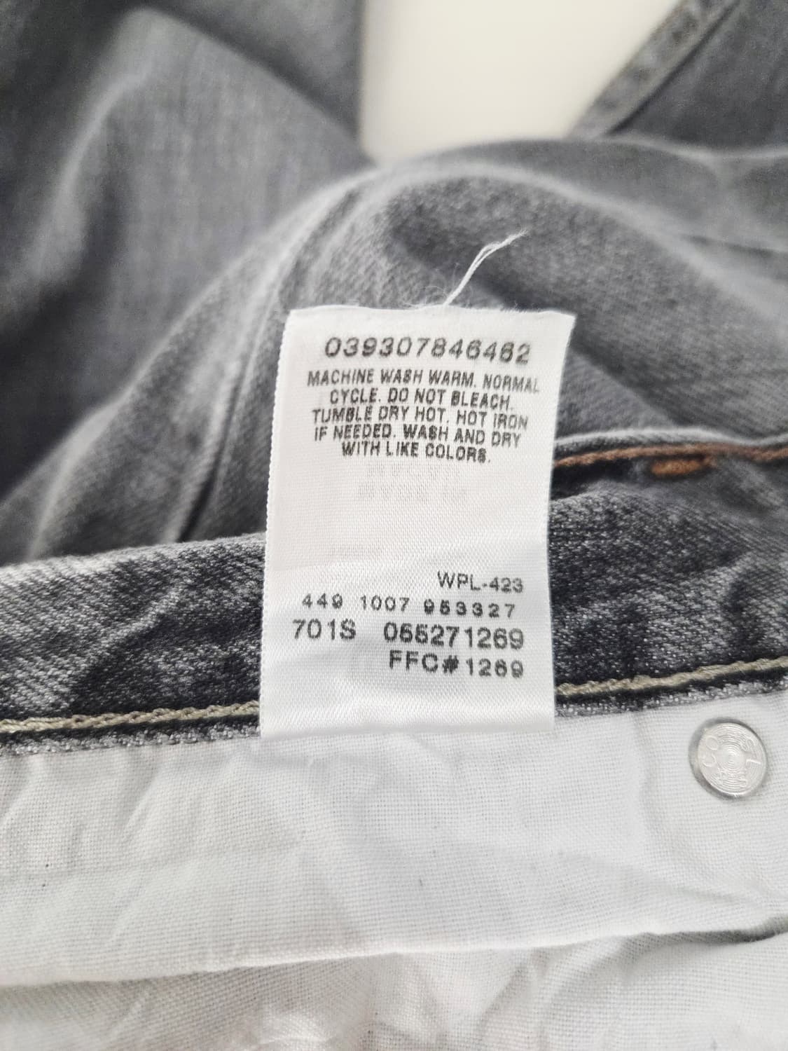 리바이스(Levi's) 527 로우 부츠컷 그레이 데님 팬츠 상품이미지9