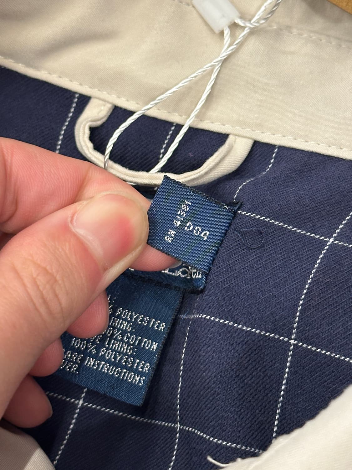 90s POLO RALPH LAUREN 폴로 랄프로렌 해링턴 자켓 XXL 상품이미지6