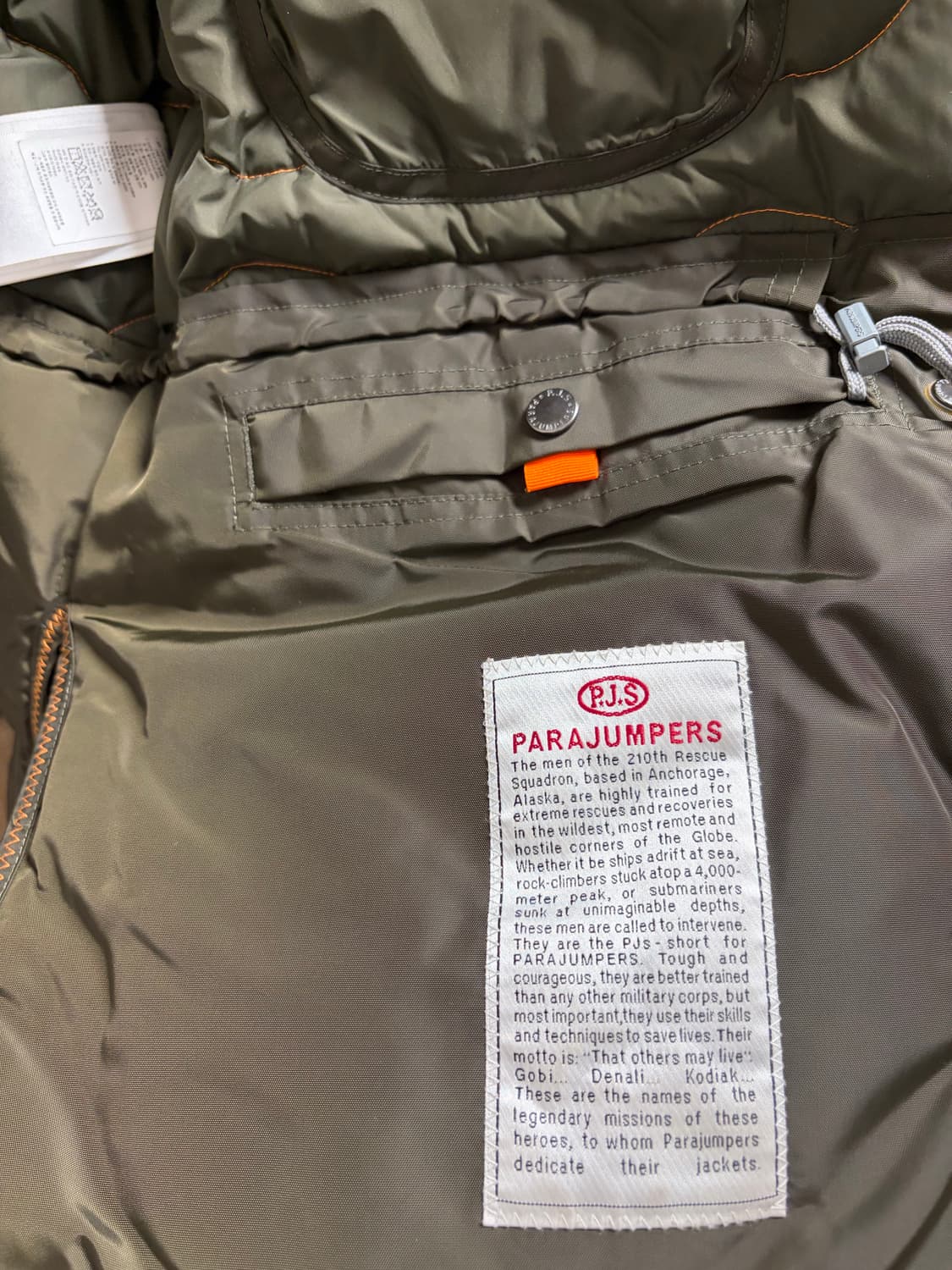 파라점퍼스 코디악 카키 L 구성품 풀 (국내 코스트코 구매 파정) 상품이미지9