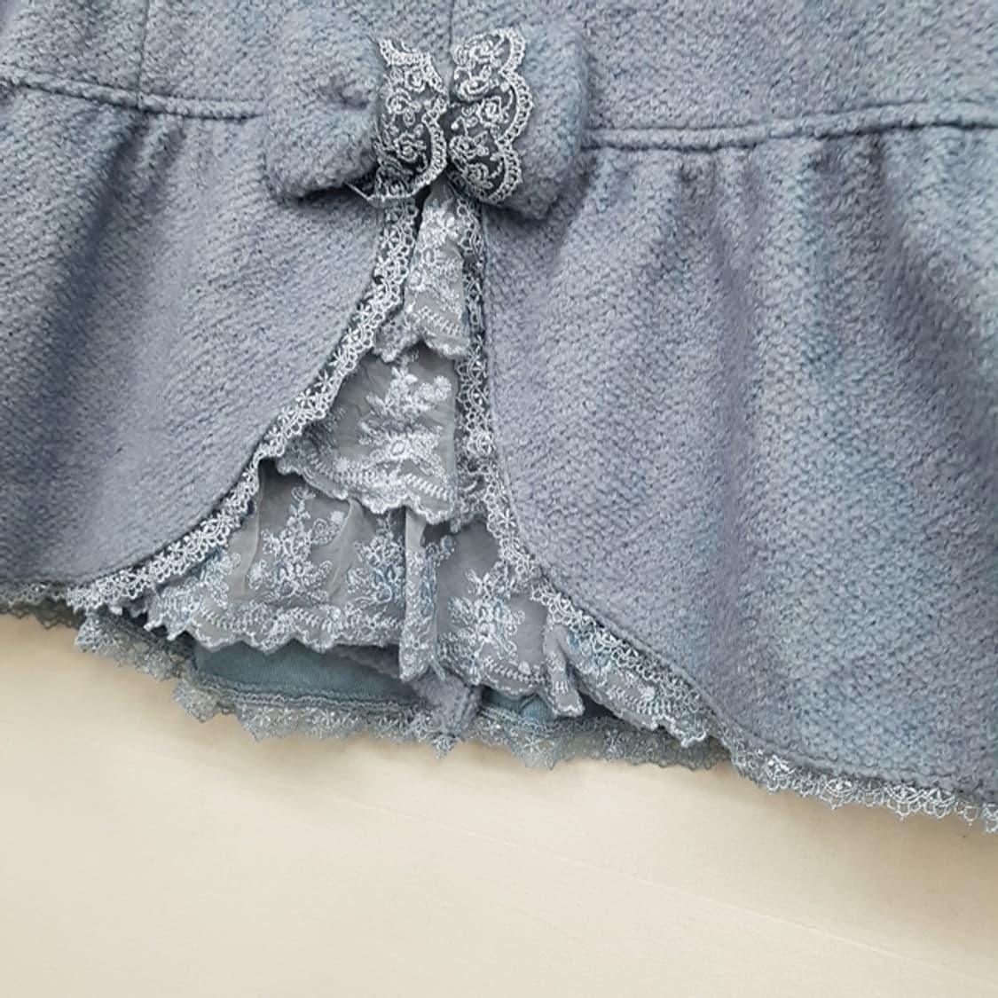 axes femme 울 믹스 하프코트 상품이미지5