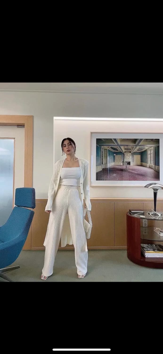 살롱드매그 트임 골지 롱 가디건 상품이미지5