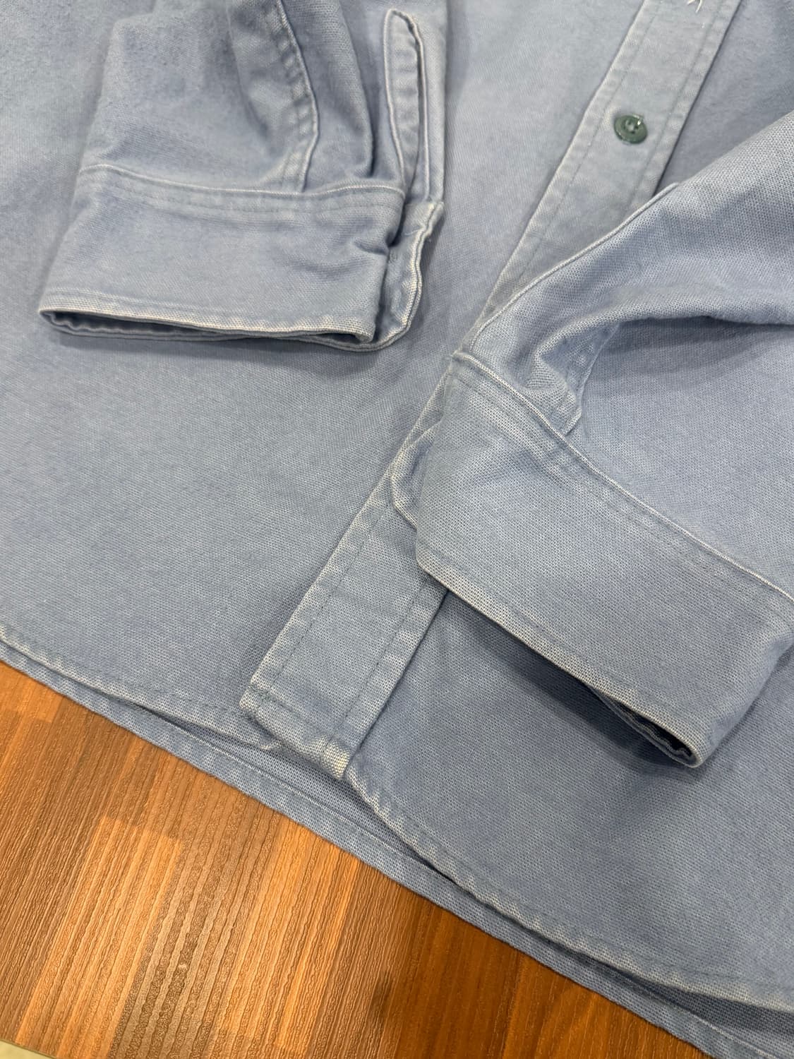 80s Woolrich 울리치 헤비 코튼 플란넬 워크 셔츠 (USA) 상품이미지8