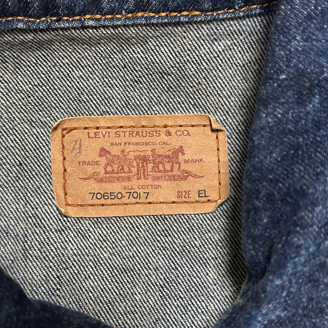 리바이스 70650 데님 자켓 상품이미지6