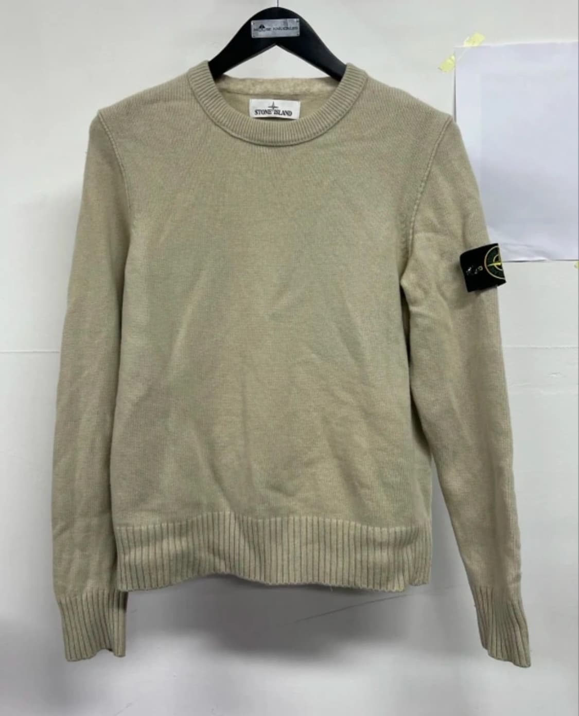 스톤아일랜드 베이지 울 니트 M 상품이미지1