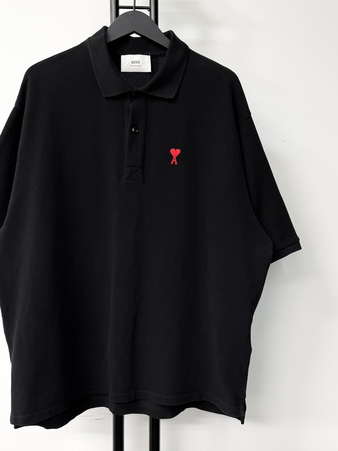 아미 23s/s 스몰 하트 로고 폴로 셔츠 상품이미지2