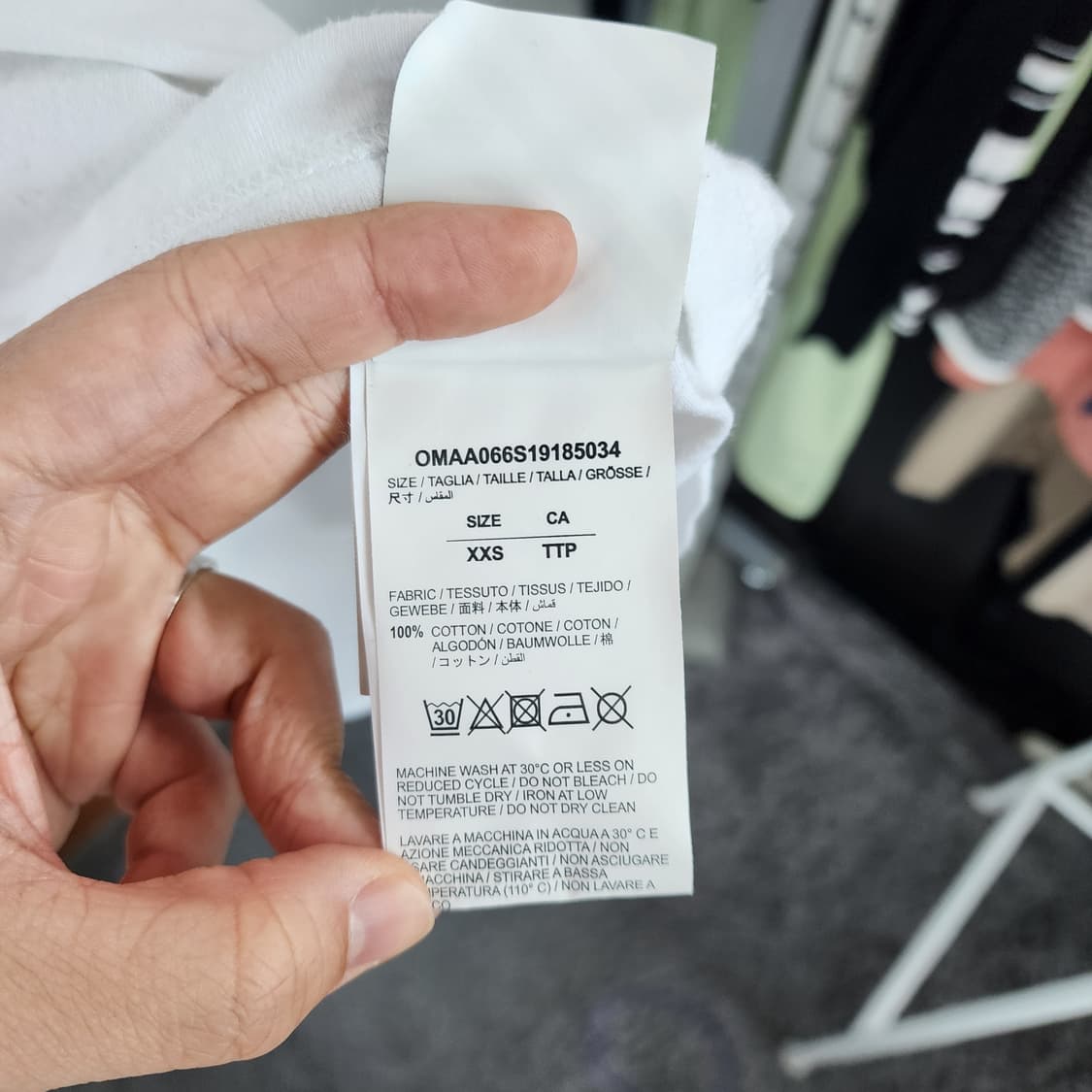 OFF-WHITE 심슨 반팔 티셔츠 화이트 상품이미지5