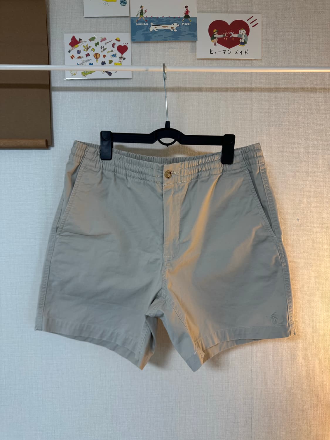 [M]폴로 랄프로렌 포니로고 베이지 반바지 상품이미지1