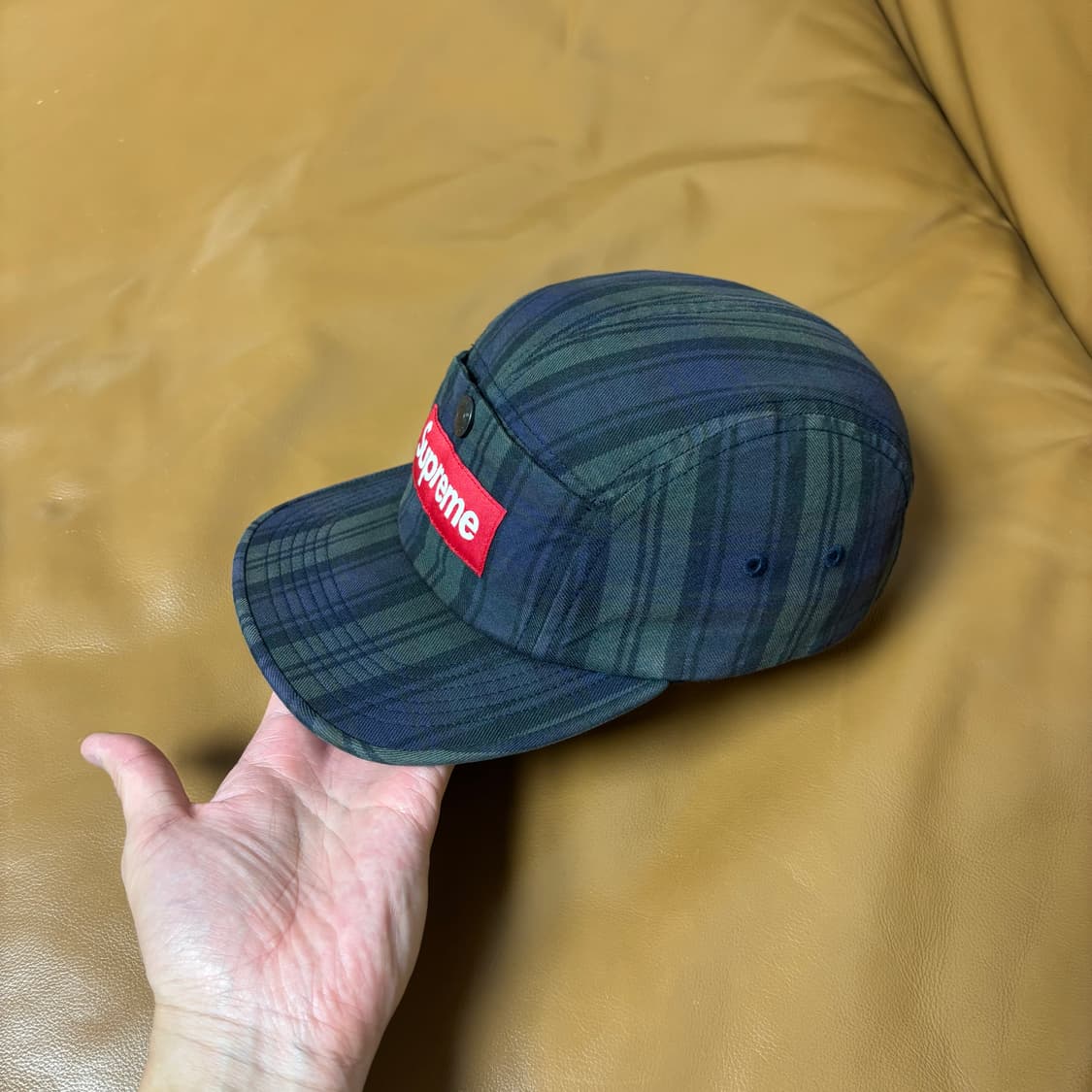 Supreme 슈프림 타탄체크 캠프캡 모자 (Tartan Check) 상품이미지4