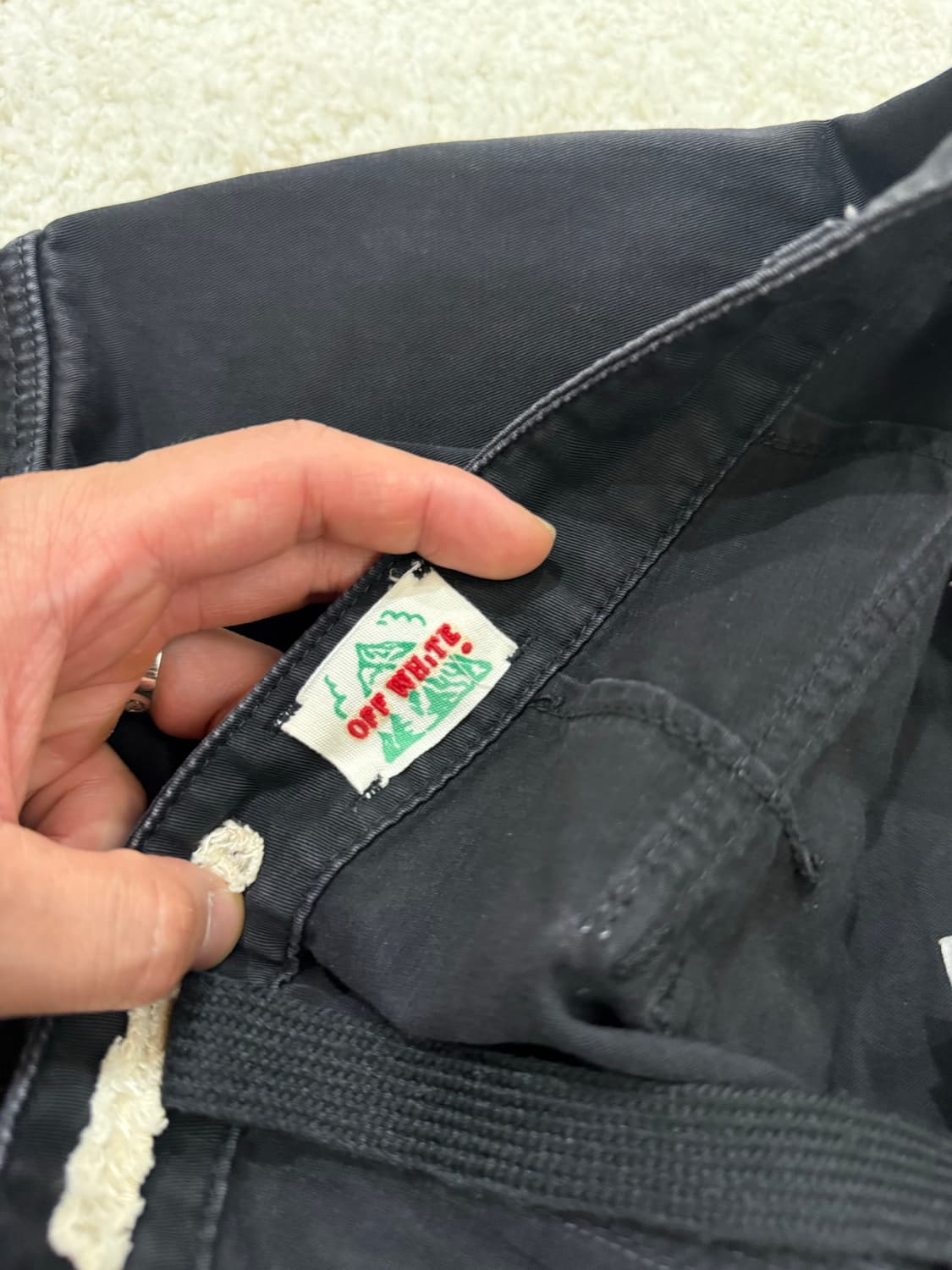 오프화이트 카고 팬츠 (32size) 상품이미지7