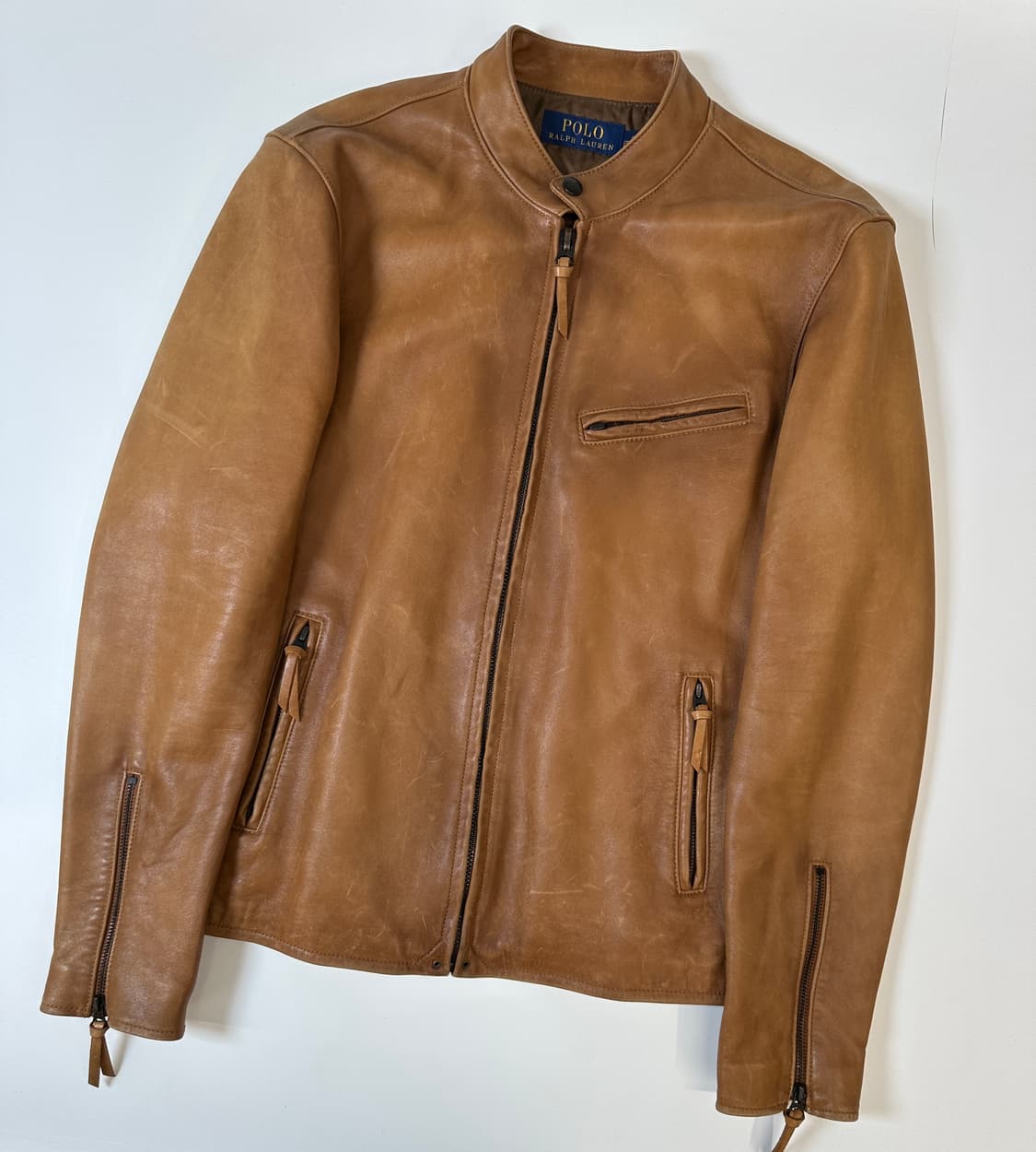 폴로 랄프로렌 양가죽 자켓 M 상품이미지2