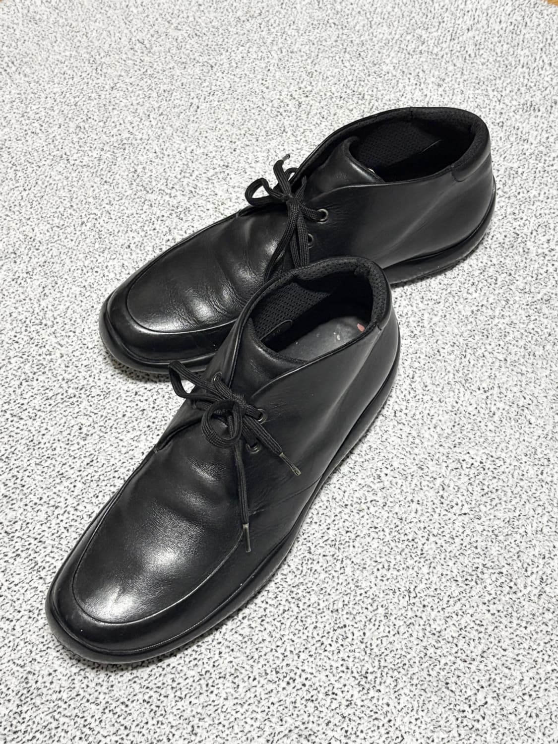 프라다 토블락 블랙 레더 슈즈 상품이미지1