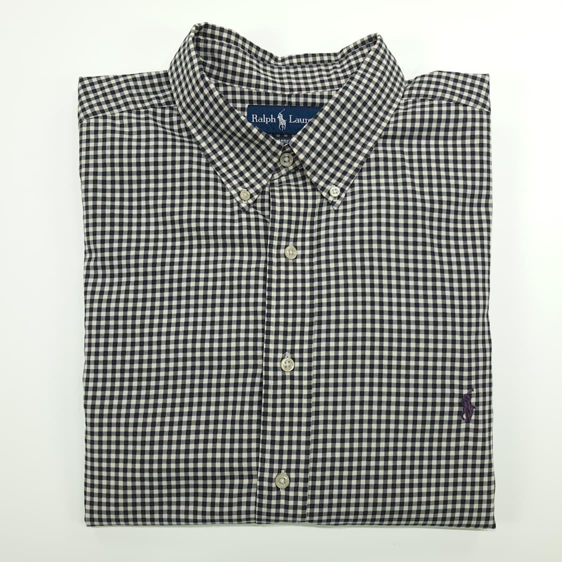 CN773 2XB 폴로 랄프로렌 모노 마이크로체크 긴팔 셔츠 남방 상품이미지8
