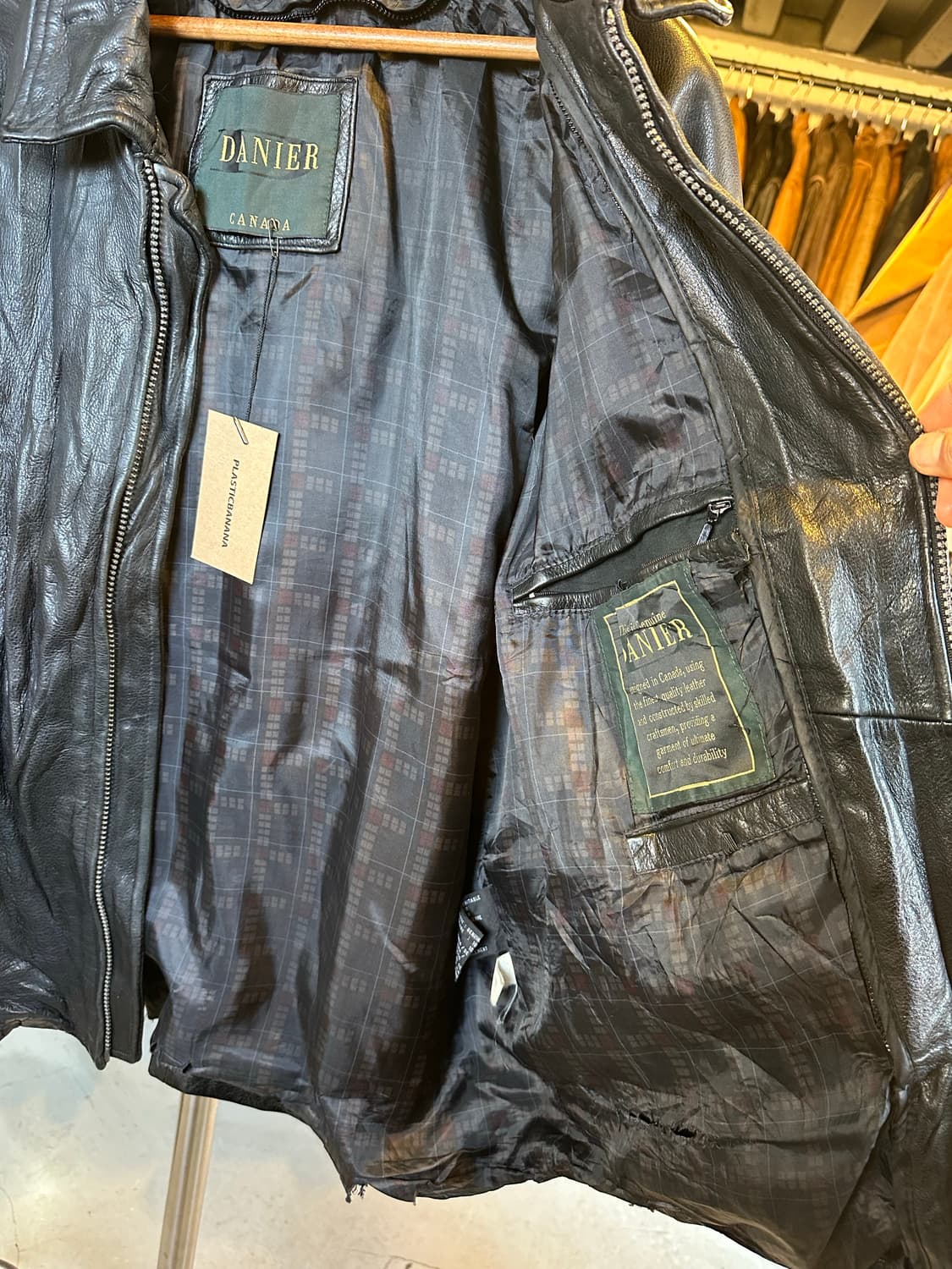 헤비 리얼 레더 플라이트 가죽 자켓 상품이미지8